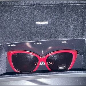 Vera Wang Women's Cat Eye Sunglasses - 54mm - Crimson